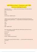 m08 Midterm Exam &vert; Questions with 100&percnt; Solutions&sol;Verified Answers