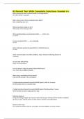 RI Permit Test With Complete Solutions Graded A&plus; 