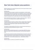 New York Auto Adjuster prep questions &lpar;1&rpar;