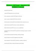 Telemetry TOP Exam Questions And  CORRECT Answers