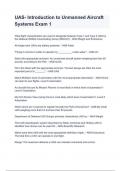 UAS- Introduction to Unmanned Aircraft Systems Exam 