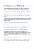 New York auto exam 17-66 study&period;