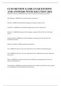 CCSS REVIEW GAME-US QUESTIONS AND ANSWERS WITH SOLUTION 2024