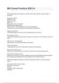 RN Comp Practice 2024 A Questions & Answers Latest Update&period;