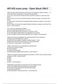 API 653 exam prep - Open Book ONLY&period;