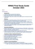 NR602 Final Study Guide October 2023.