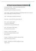 AP Psych Journal Module 4 GRADED A&plus;