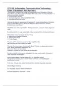 CCI 150 -Information Communication Technology Exam 1 Questions And Answers&period;