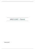 Begrippenlijst HOC's + samenvatting WPO's OMTI