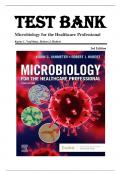 Test Bank For Microbiology for the Healthcare Professional, 3rd Edition By Karin C. VanMeter, Robert J. Hubert ISBN 9780323757041 Chapters 1 - 25 | Complete Guide A+