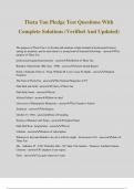 Theta Tau Pledge Test Questions With Complete Solutions (Verified And Updated)