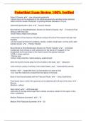 Pedorthist Exam Review 100&percnt; Verified 