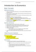 Study Notes - Microeconomics I (ECO1010) UCT