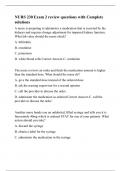 NURS 230 Exam 2 review questions with Complete solutions