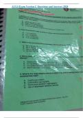 ACLS Exam Version C Questions and Answers 2024.
