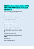 BEST REVIEW BNSF Conductor Final Exam 100%  VERIFIED ANSWERS 2024/2025  CORRECT