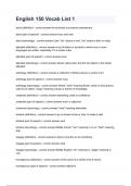English 150 Vocab List 1&period;