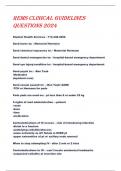 REMS Clinical Guidelines Questions 202 4