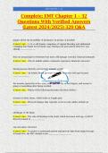 Complete&semi; EMT Chapter 1 &ndash; 32 Questions With Verified Answers &lpar;Latest 2024&sol;2025&rpar; 320 Q&A