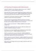 ACT Prep Exam 93 Questions with Verified Answers&comma;100&percnt; CORRECT