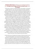 ethical issues in biological psychology and learning theories (12) evaluation essay