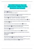 SonicWall Network Security Administrator (SNSA) Practice Questions and Answers