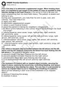 NREMT&reg; EMR Exam Prep &sol; NREMT Exam Questions and Answers&sol;Explained 2022&period;