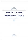 PUB1601 EXAM SEMESTER 1 2023 