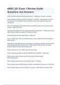 ANSC 221 Exam 1 Review Guide Questions and Answers&period;