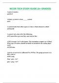 NCCER TECH STUDY GUIDE &lpar;A&plus; GRADED&rpar;