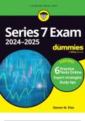 Complete Series 7 Exam 2024-2025 For Dummies: Book + 6 Practice Tests Online 6th Edition.