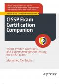 Complete CISSP Exam Certification Companion 1000+  Questions and Answers Expert Strategies for Passing the CISSP Exam.
