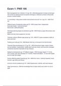 Exam 1&lowbar; PNR 106 with complete solution 