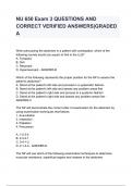NU 650 Exam 3 QUESTIONS AND CORRECT VERIFIED ANSWERS_GRADED A