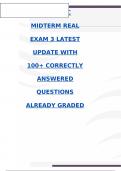 AAPC CPC  REAL EXAMS  LATEST UPDATE WITH 100+ CORRECTLY ANSWERED QUESTIONS ALREADY GRADED A+ |100% VERIFIED|