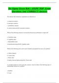 Six Sigma Green Belt &colon; AIGPE TOP Exam Questions And CORRECT Answers