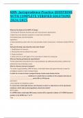 KBN- Jurisprudence Practice QUESTIONS WITH COMPLETE VERIFIED SOLUTIONS 2024&sol;2025
