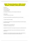 CAIB 1 Practice Questions &vert; 100&percnt; Correct Answers &vert; Verified &vert; Latest 2024 Version