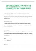 BIOL 2200 PATHOPHYSIOLOGY&colon; CASE  STUDY 1&sol;2 REVIEW Correctly Answered  Questions&vert; UpToDate &vert; Already Graded A&plus;