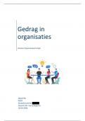 Gedrag in organisaties moduleopdracht beoordeelt met een 9&excl;&excl; Met Beoordeling