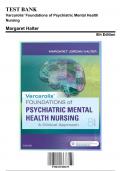 Test Bank for Varcarolis Foundations of Psychiatric Mental Health Nursing&comma; 8th Edition by Margaret Halter&comma; 9780323389679&comma; Covering Chapters 1-36 &vert; Includes Rationales