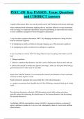 PSYC 430 Key PASSED Exam Questions  and CORRECT Answers