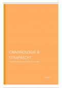 Samenvatting crimincologie & inleiding strafrecht, 3de bachelor orthopedagogie HoGent 