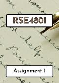 RSE4801 Assignment 1