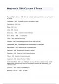 Hartman's CNA Chapter 2 Terms Exam Questions And Answers 