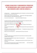 LCP4801 EXAM PACK&colon; FUNDAMENTAL PRINCIPLES OF INTERNATIONAL LAW 5 ESSAYS QUESTIONS AND ANSWERS 100&percnt; VERIFIED GRADE A&plus;