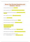 Server Test Revised Questions and Answers &sol; Sure A&plus;