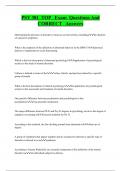 PSY 381 TOP Exam Questions And  CORRECT Answers