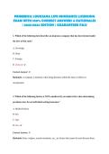 PRIMERICA LIFE INSURANCE EXAM WITH 100&percnt;  CORRECT ANSWERS 2026 WITH RATIONALES  GUARANTEED PASS