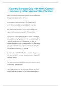 CLC 106 COR with a Mission Focus DAU &vert; 100&percnt; Correct Answers &vert; Verified &vert; Latest 2024 Version